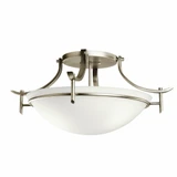 Olympia 3 Light 24 Inch Wide Semi Flush Mount by Kichler - 3606