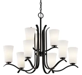 Armida 9 Light Large 2 Tier Chandelier by Kichler - 43075