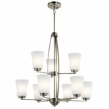 Tao 9 Light Large 2 Tier Chandelier by Kichler - 44052