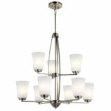 Tao 9 Light Large 2 Tier Chandelier by Kichler - 44052