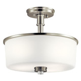 Joelson 3 Light 14.25 Inch Wide Semi Flush Mount by Kichler - 43926