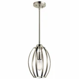 Tao 1 Light Small Oval Pendant by Kichler - 44054