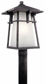 Beckett 1 light Outdoor Post Lantern 20 x 12.25 In by Kichler  - 49724