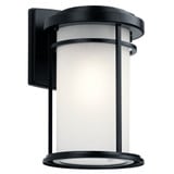 Toman 1 Light Outdoor Wall Lantern 13.5 Inch Tall by Kichler - 49687