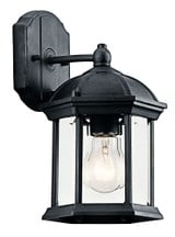 Barrie 1 Light Outdoor Wall Lantern 10.25 Inch Tall by Kichler - 49183