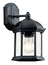 Barrie 1 Light Outdoor Wall Lantern 10.25 Inch Tall by Kichler - 49183
