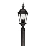 Carriage House 3 Light Outdoor Post Lantern by Capital - 9725