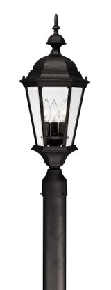 Carriage House 3 Light Outdoor Post Lantern by Capital - 9725