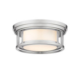 Willow 2 Light 12 Inch Wide Flush Mount by Z-Lite - 426F12