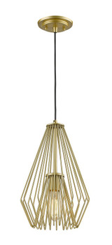 Quintus 1 Light Mini Pendant 15.75 x 9.25 Inches by Z Lite - 442MP