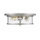 Savannah 3 Light 15.75 Inch Wide Flush Mount by Z-Lite - 462F16-BN6F