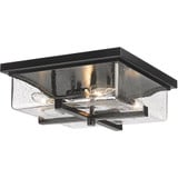 Sana 4 Light Outdoor Flush Mount 5 x 12 Inches Wide by Z-Lite - 592F-BK