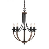 Corbeille 5 Light Medium Chandelier by Generation Lighting - 3280405