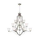 Emmons 12 Light Oversized Chandelier by Generation Lighting - 3139012