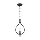 1 Light Small Pendant 15.25 Inch Tall by Generation - P1341