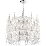 Cedar Road 48 Light Oversized 4 Tier Chandelier by BSH 79-BEL-4186848
