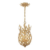 Broche 3 Light Pendant 19 Inch Tall and 9.5 Inch Wide by Crystorama - 563