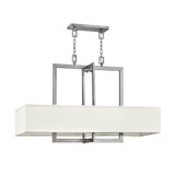 Hampton 4 Light Oversized Linear Chandelier by Hinkley - 3218
