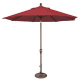 Catalina 9 Foot Aluminum Crank Lift Octagon Market Umbrella by Simply Shade - SSUM9U