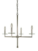 Muse 4 Light Medium Chandelier by Framburg - 5454Mblack