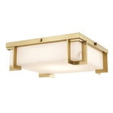 Delmar 13W 1 LED 13 Inch Wide Flush Mount by Hudson Valley - 3913