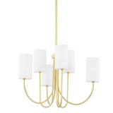 Harlem 6 Light Large Chandelier by Hudson Valley - 6828