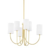 Harlem 6 Light Large Chandelier by Hudson Valley - 6828