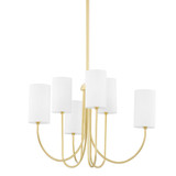 Harlem 6 Light Large Chandelier by Hudson Valley - 6828
