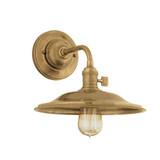 Heirloom 1 Light Industrial Wall Sconce 10 Inch Tall by Hudson Valley - 8000-MS2