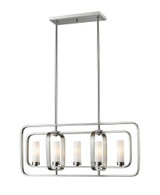 Aideen 5 Light Island/Billiard 9.75 Inch Wide by 14.25 Inch High by Z-Lite - 6000-5L
