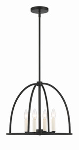 Abbott 4 Light Small Chandelier by Crystorama - ABB-3004