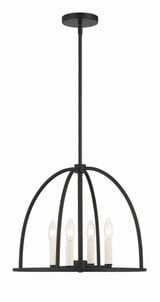 Abbott 4 Light Small Chandelier by Crystorama - ABB-3004