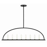 Abbott 8 Light Oversized Linear Chandelier by Crystorama - ABB-3007