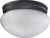 1 Light 7 Inch Wide Flush Mount by Quorum - 3021-6
