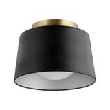 Trapeze 1 Light 10.5 Inch Wide Flush Mount by Quorum - 3003-11