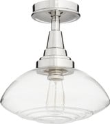 Lenticular 1 Light 13 Inch Wide Flush Mount by Quorum - 3240-13