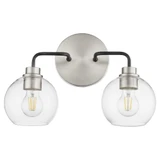 Clarion 2 Light Bath Vanity 10.5 x 16.25 Inches by Quorum  - 572-2