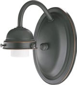 1 Light Wall Sconce 7.25 Inch Tall by Quorum - 5403-1