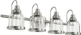 Banded Dome 4 Light Vanity Light by Quorum - 586-4