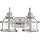 Banded Dome 2 Light Vanity Light by Quorum - 586-2