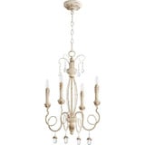 Collins 4 Light Small Chandelier by Quorum - 6044-4