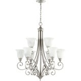 Bryant 9 Light Large 2 Tier Chandelier by Quorum 6154-9