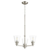 Dunbar 3 Light Small Chandelier by Quorum - 609-3