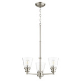 Dunbar 3 Light Small Chandelier by Quorum - 609-3