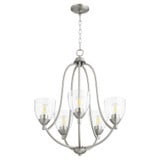 Barkley 5 Light Medium Chandelier by Bailey Street Home 183-BEL-906553 - 183-BEL-906553