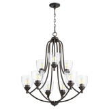 Barkley 9 Light Large 2 Tier Chandelier by Bailey Street Home - 183-BEL-906556