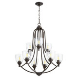 Barkley 9 Light Large 2 Tier Chandelier by Bailey Street Home - 183-BEL-906556