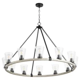 Paxton 12 Light Oversized Chandelier by Quorum - 63-12
