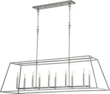 Gabriel 10 Light Large Linear Pendant by Quorum - 654-10