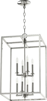 Cuboid 8 Light Medium 2 Tier Pendant by Quorum - 6731-8